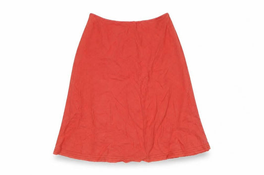 Linea Women's Red A-Line Skirt Size 14