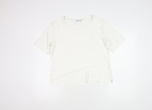 Womens UK Size 12 Gerry Weber White Basic T-Shirt