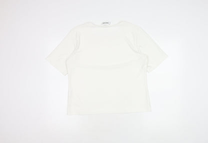 Womens UK Size 12 Gerry Weber White Basic T-Shirt
