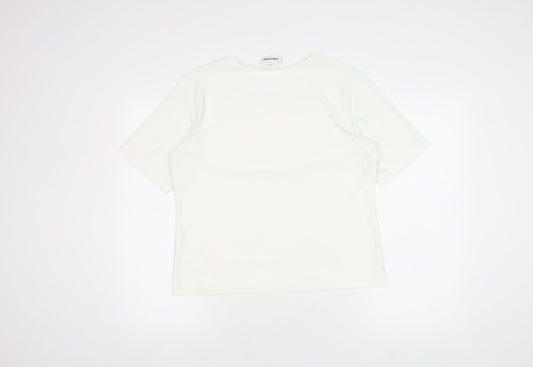 Womens UK Size 12 Gerry Weber White Basic T-Shirt