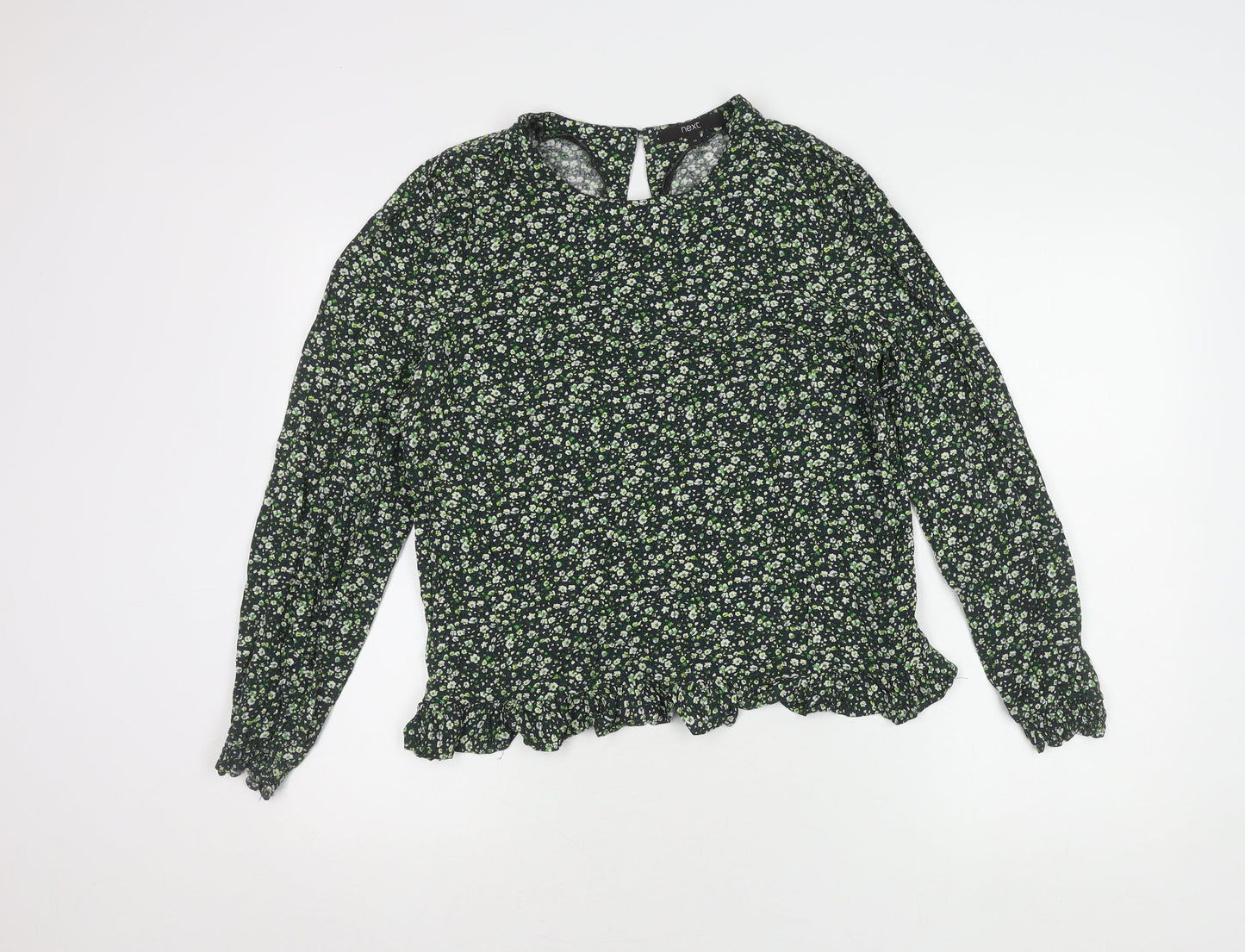Womens UK Size 14 NEXT Multicoloured Basic Blouse