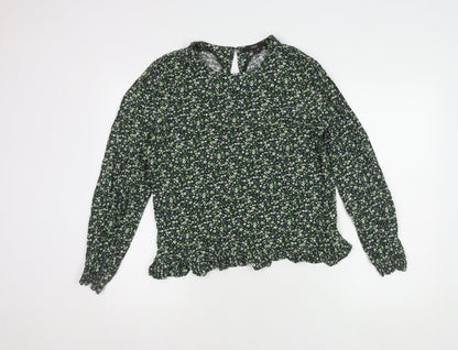 Womens UK Size 14 NEXT Multicoloured Basic Blouse