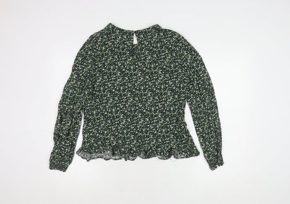 Womens UK Size 14 NEXT Multicoloured Basic Blouse