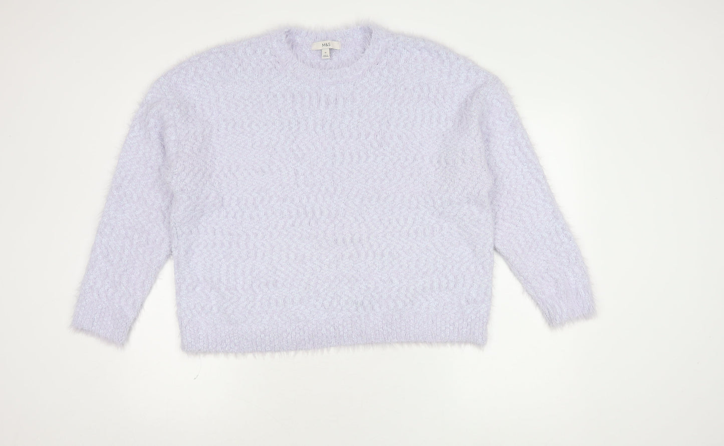 Womens UK Size XL Marks and Spencer Blue Pullover Jumper