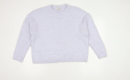Womens UK Size XL Marks and Spencer Blue Pullover Jumper