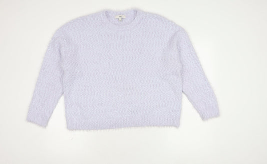 Womens UK Size XL Marks and Spencer Blue Pullover Jumper