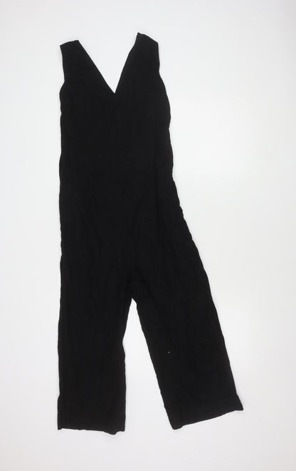 Next Women's Black Sleeveless Jumpsuit Size 6