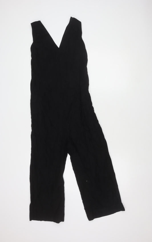 Next Women's Black Sleeveless Jumpsuit Size 6