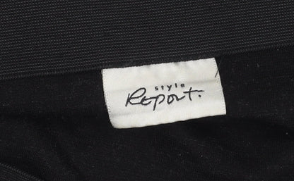 style Report Women's Black Check Pencil Skirt Size 12
