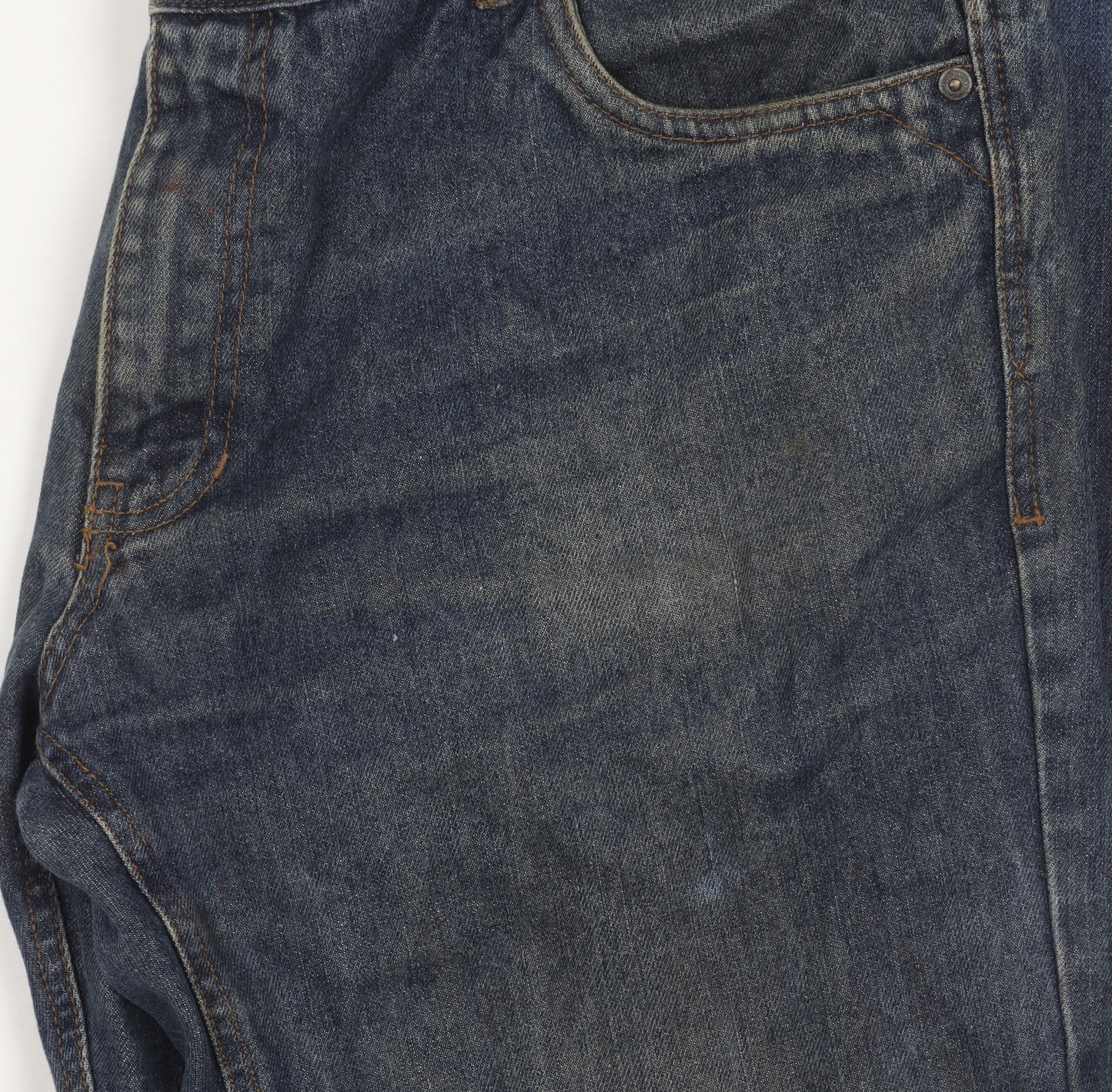 Blue Inc Men's Blue Denim Trousers, Size 36R