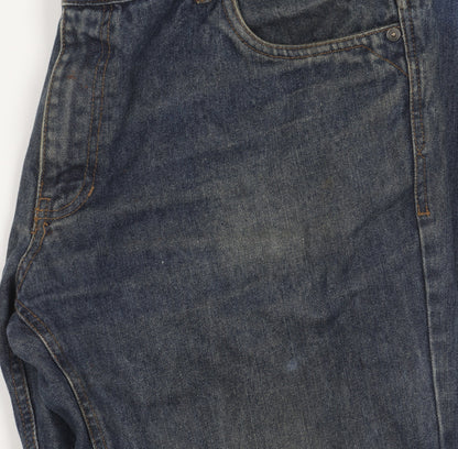 Blue Inc Men's Blue Denim Trousers, Size 36R