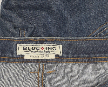 Blue Inc Men's Blue Denim Trousers, Size 36R