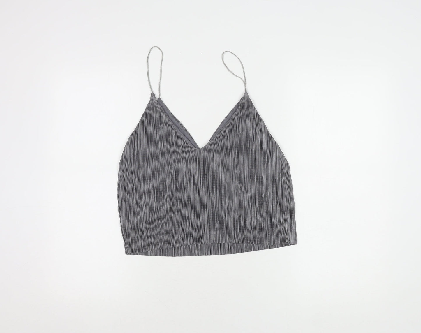 Light Before Dark Women's Grey Camisole Tank Top, Size S