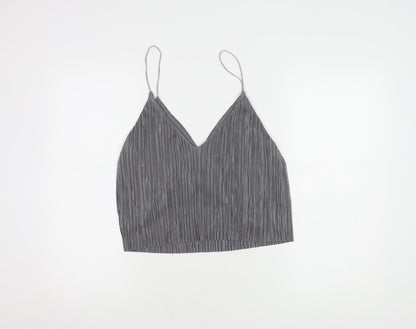 Light Before Dark Women's Grey Camisole Tank Top, Size S