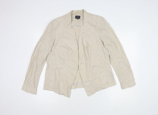 Marks and Spencer Women's Beige Blazer Size 16