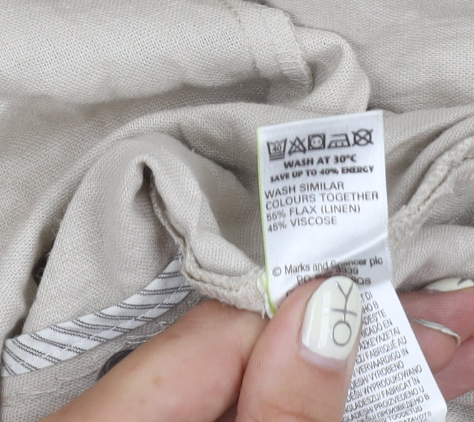 Marks and Spencer Women's Beige Blazer Size 16