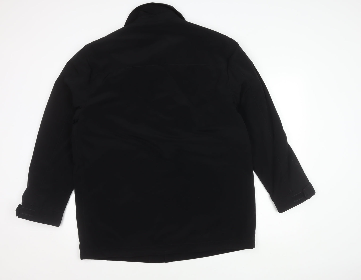 Mens UK Size M Marks and Spencer Black Basic Coat