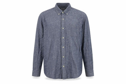 John Lewis 2XL Men's Blue Slim Fit Button-Up Shirt