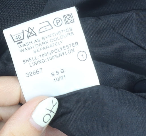 Classics Black Women's Blazer Size 14 Short Sleeve