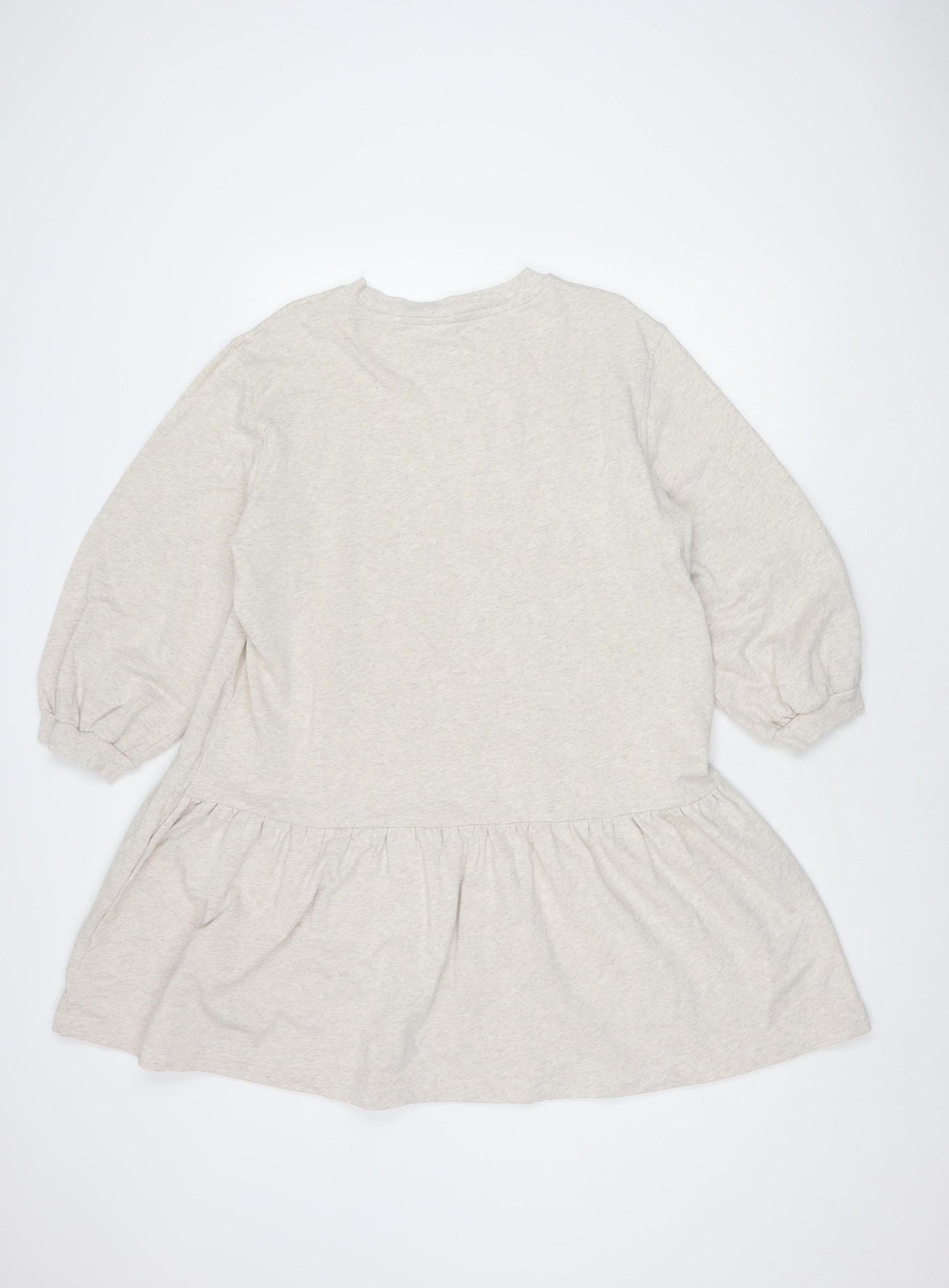& Other Stories Beige Women's Long Sleeve Dress - M