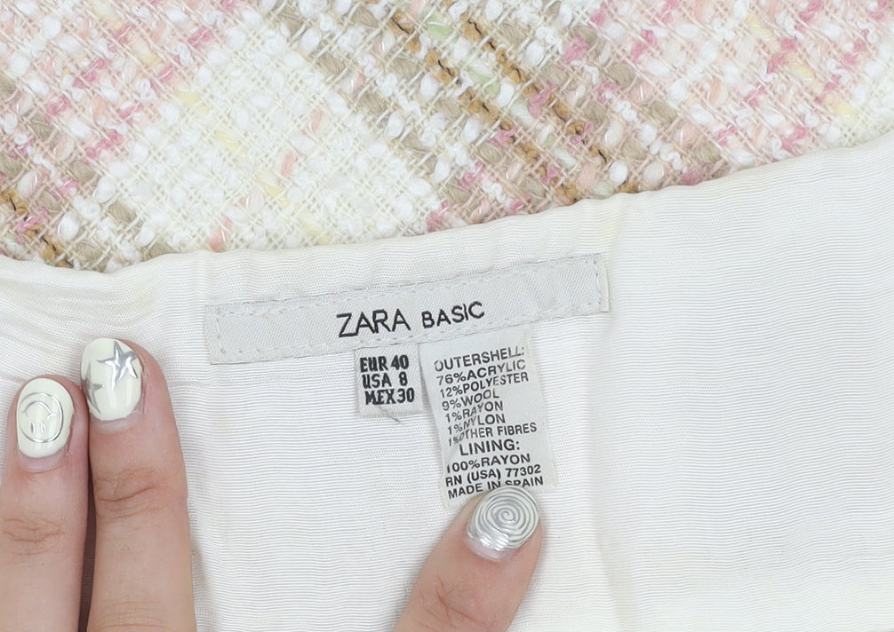 Womens UK Size 12 Zara A-Line  Skirt
