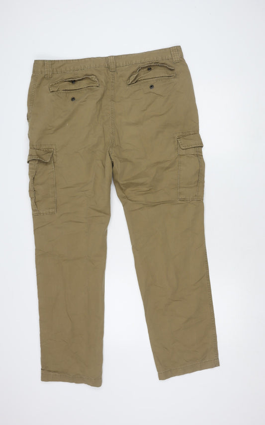 Marks and Spencer Men's Brown Cargo Trousers M