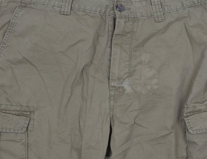 Marks and Spencer Men's Brown Cargo Trousers M