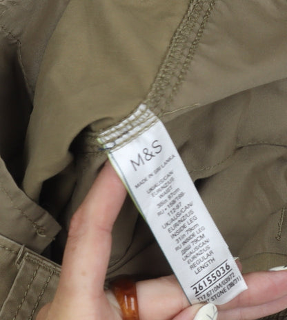 Marks and Spencer Men's Brown Cargo Trousers M