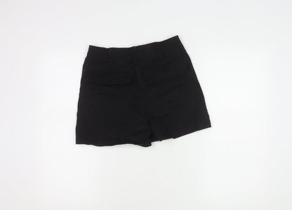 H&M Women's Black Cotton Shorts Size 10