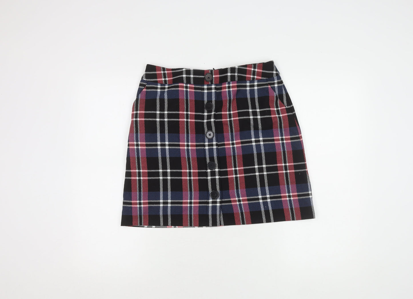 Marks and Spencer Women's Multicoloured Plaid Skirt Size 12