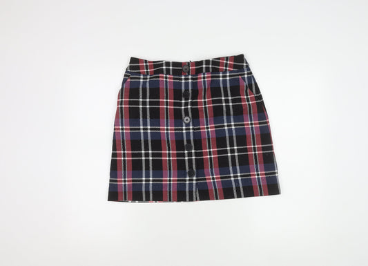 Marks and Spencer Women's Multicoloured Plaid Skirt Size 12