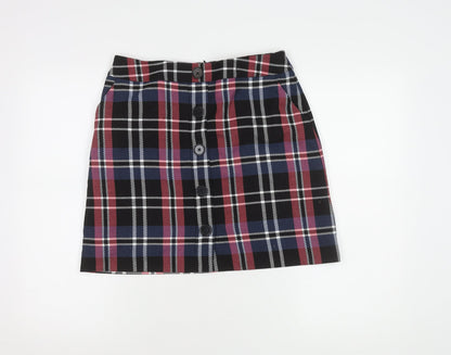 Marks and Spencer Women's Multicoloured Plaid Skirt Size 12