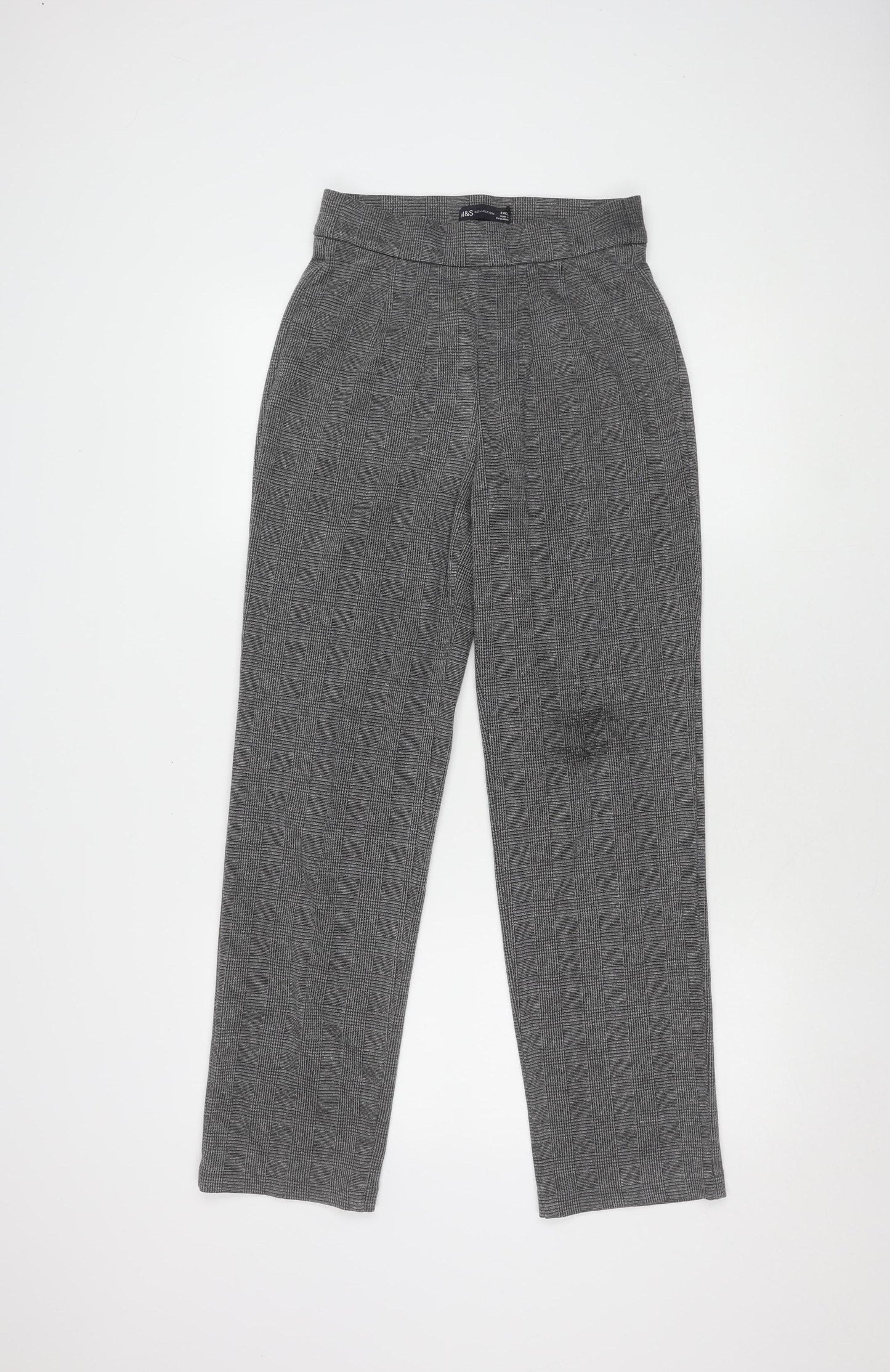 Womens UK Size 10 Marks and Spencer  Workwear Business Grey Trousers