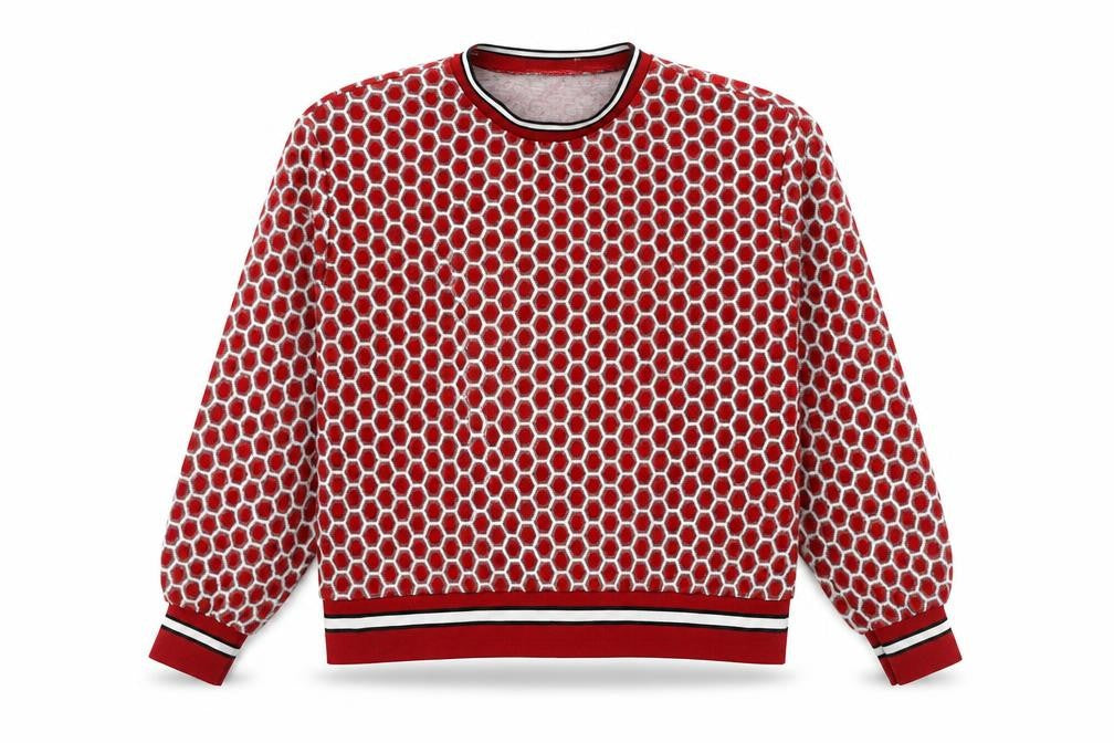 Womens UK Size S H&M Red Pullover Jumper