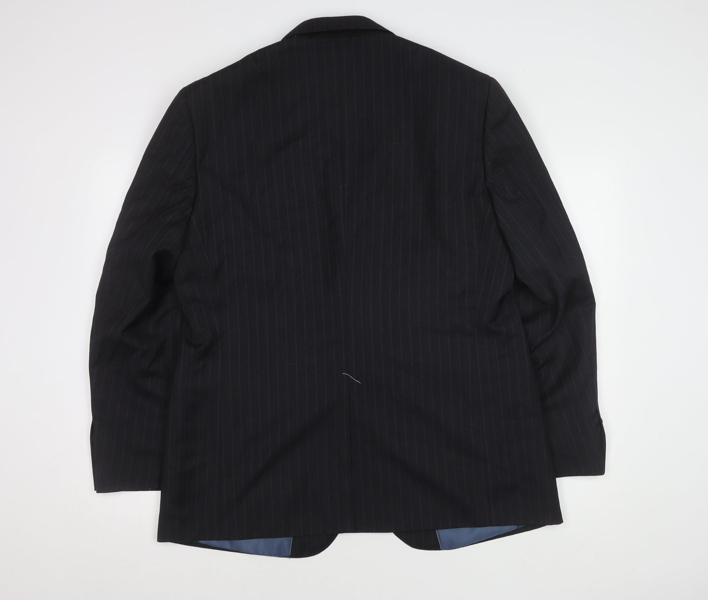 Marks and Spencer Men's Grey Striped Blazer, M