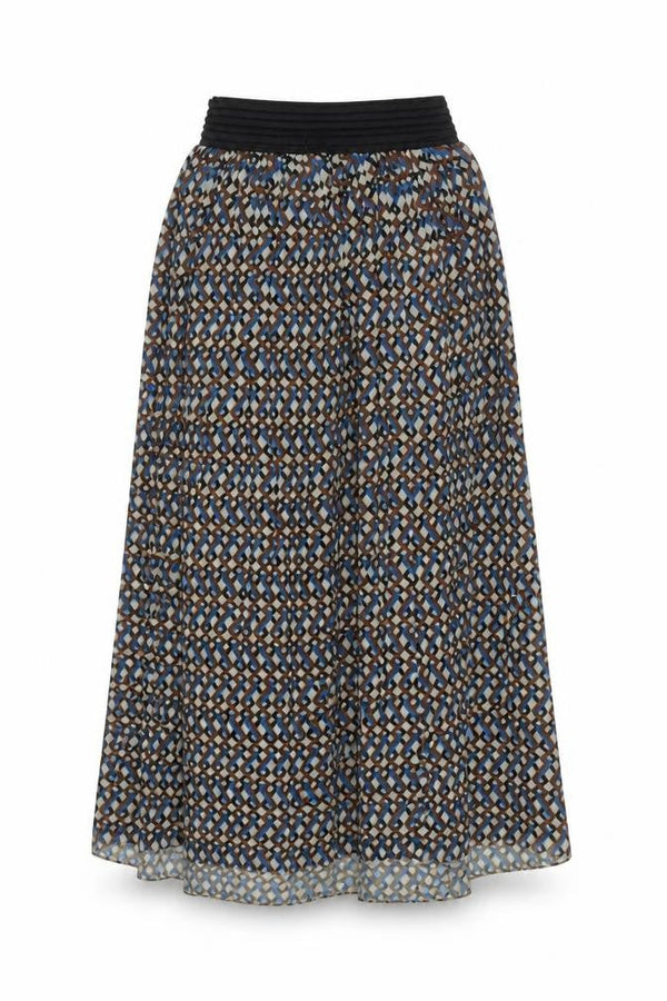Modissima Women's Multicoloured Pleated Skirt M