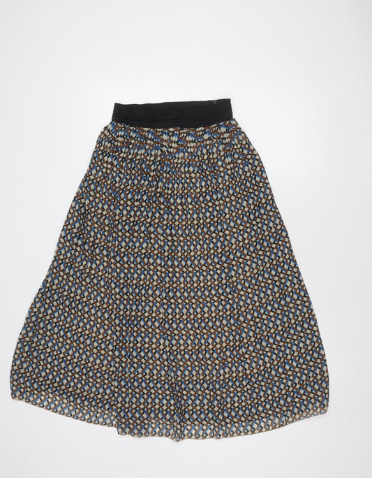 Modissima Women's Multicoloured Pleated Skirt M