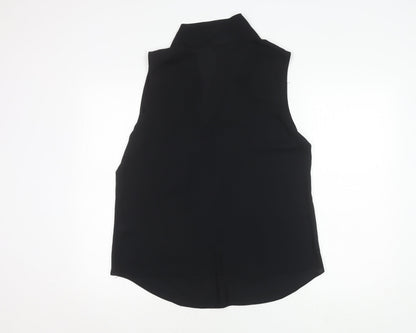 Next Women's Black V-Neck Sleeveless Top Size 16