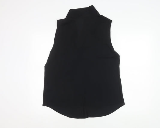 Next Women's Black V-Neck Sleeveless Top Size 16