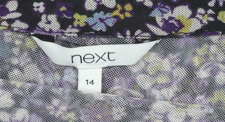Womens UK Size 14 NEXT Multicoloured Camisole Blouse