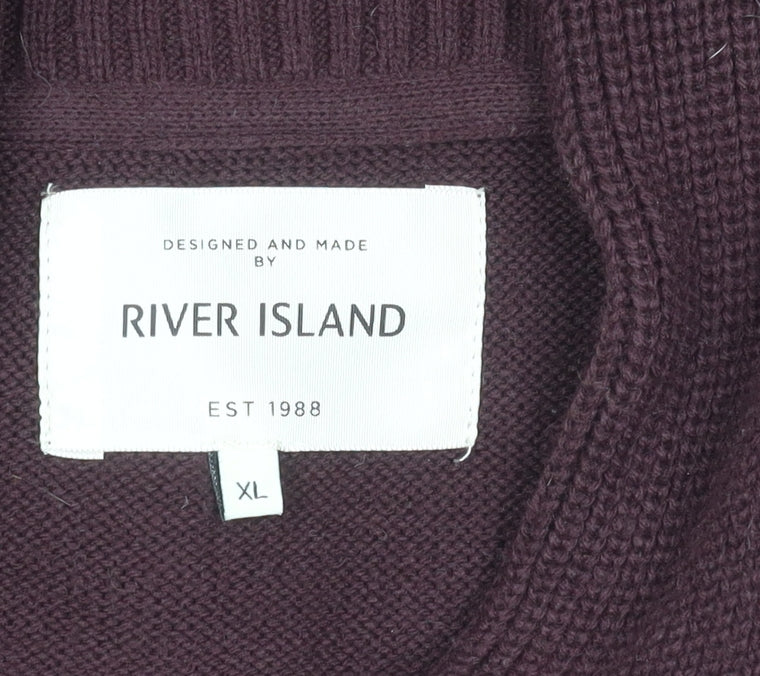 River Island Men's XL Multicoloured Cardigan