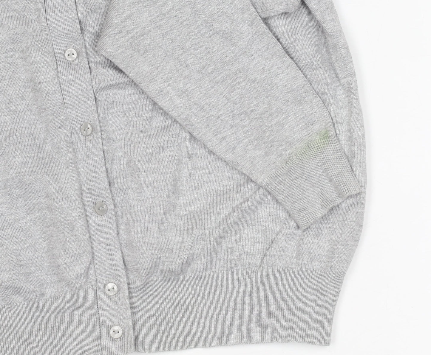 Womens UK Size 14 Marks and Spencer Grey Cardigan Jumper
