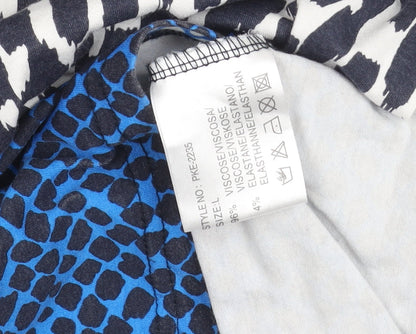 Womens UK Size L Micha Blue Tunic T-Shirt