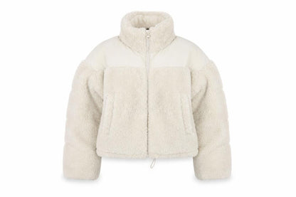 Womens UK Size 2XS H&M Beige Puffer Jacket