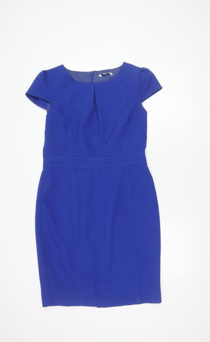 New Look Women's Blue Shift Dress Size 14