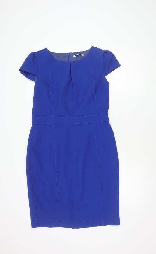 New Look Women's Blue Shift Dress Size 14