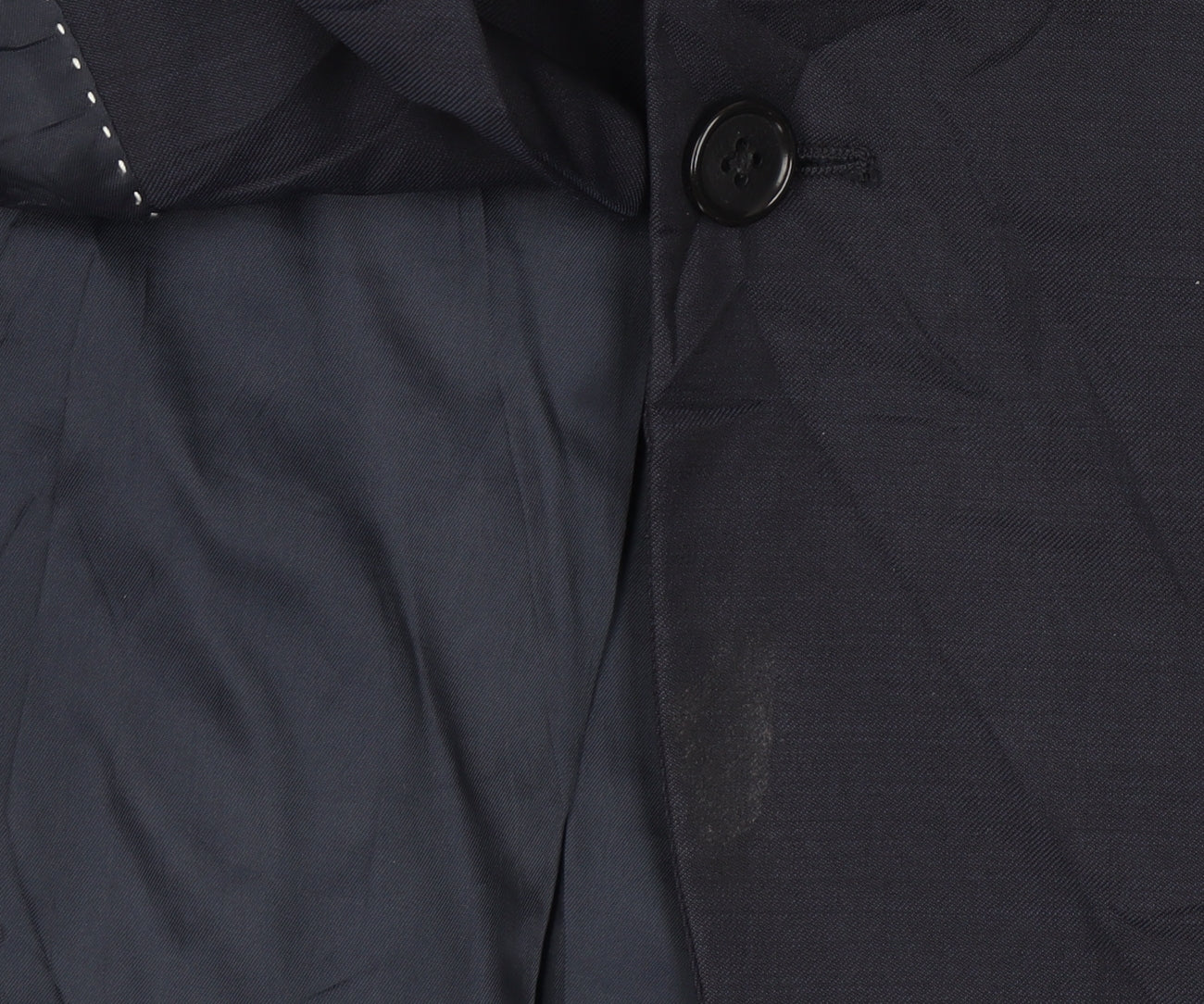 DKNY Men's Blue Blazer 38 Regular Fit Wool Jacket