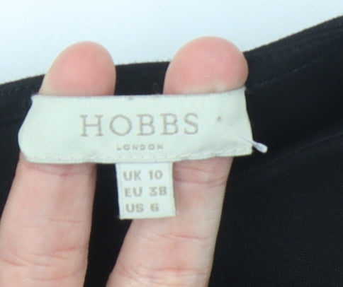 Hobbs Women Black Sheath Dress Size 10