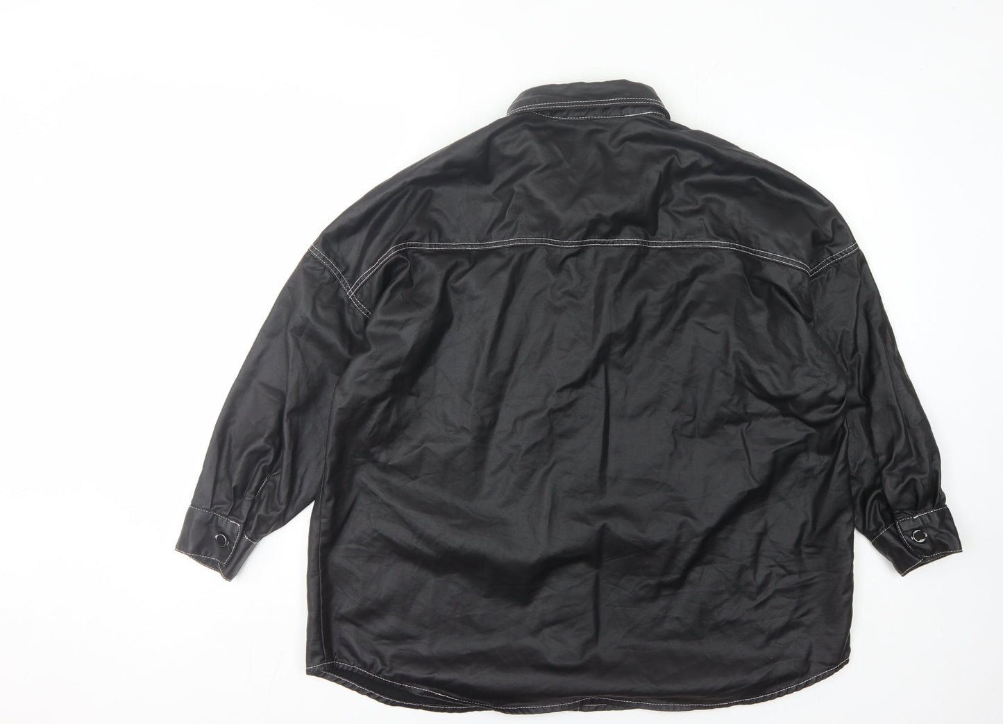 Womens UK Size 8 PRETTYLITTLETHING Black Basic Jacket