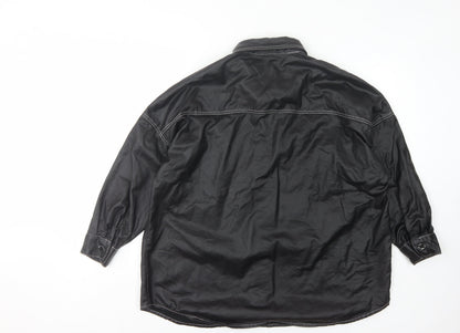 Womens UK Size 8 PRETTYLITTLETHING Black Basic Jacket